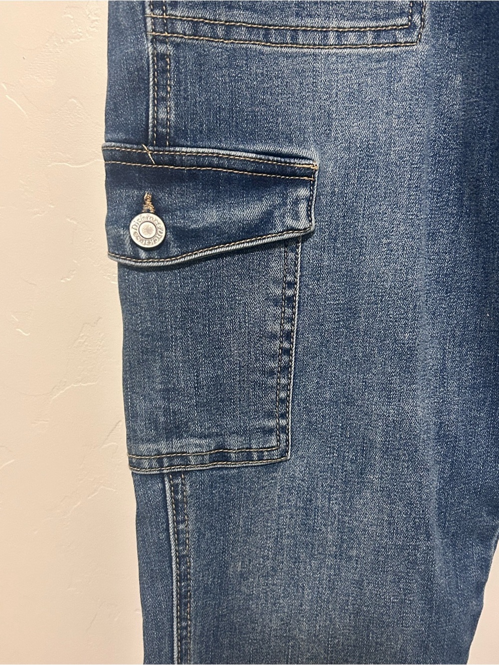 Dickies Women's Blue Skinny Cargo Jeans size 7 - Picture 4 of 8